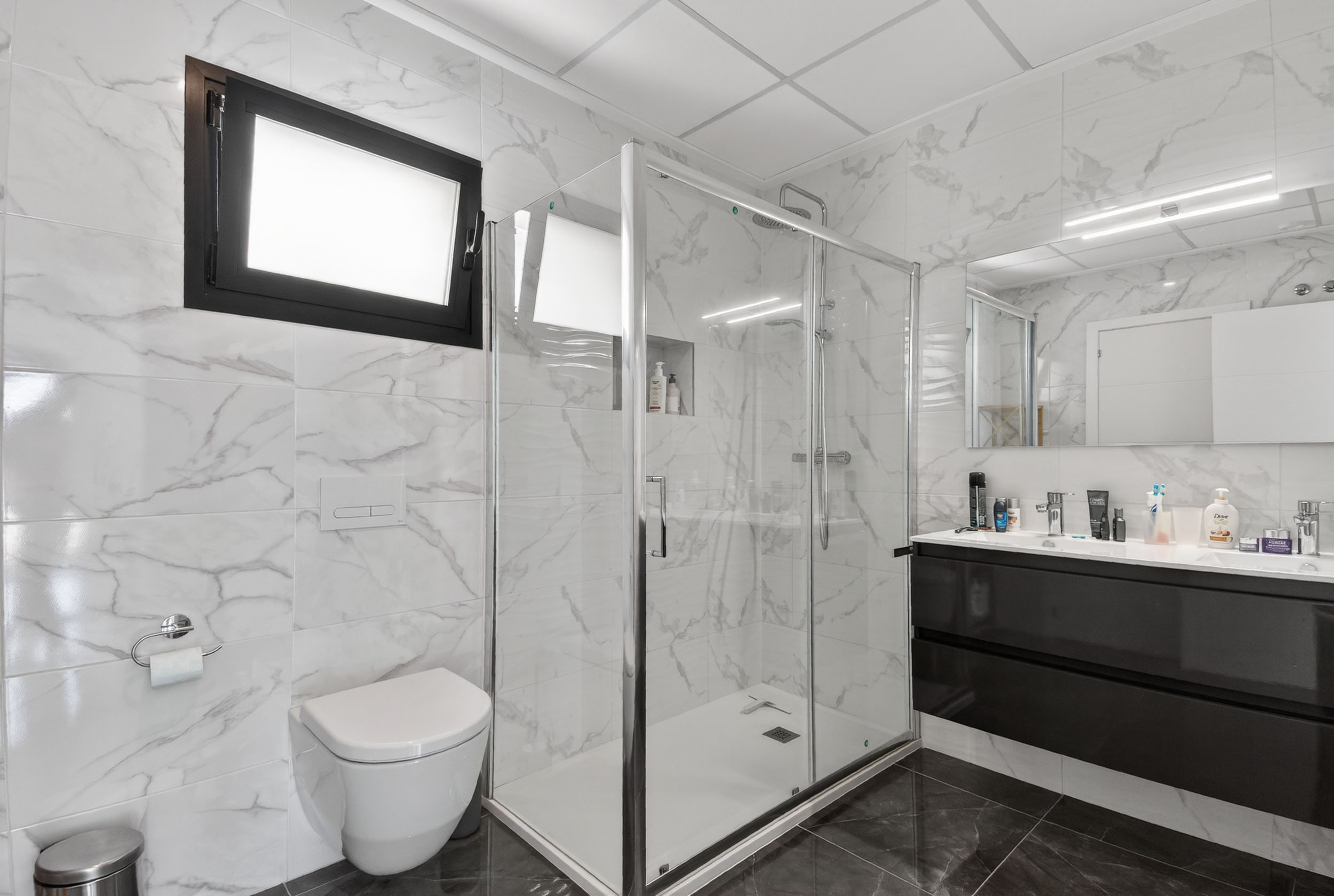 Bathroom vanity real estate photo