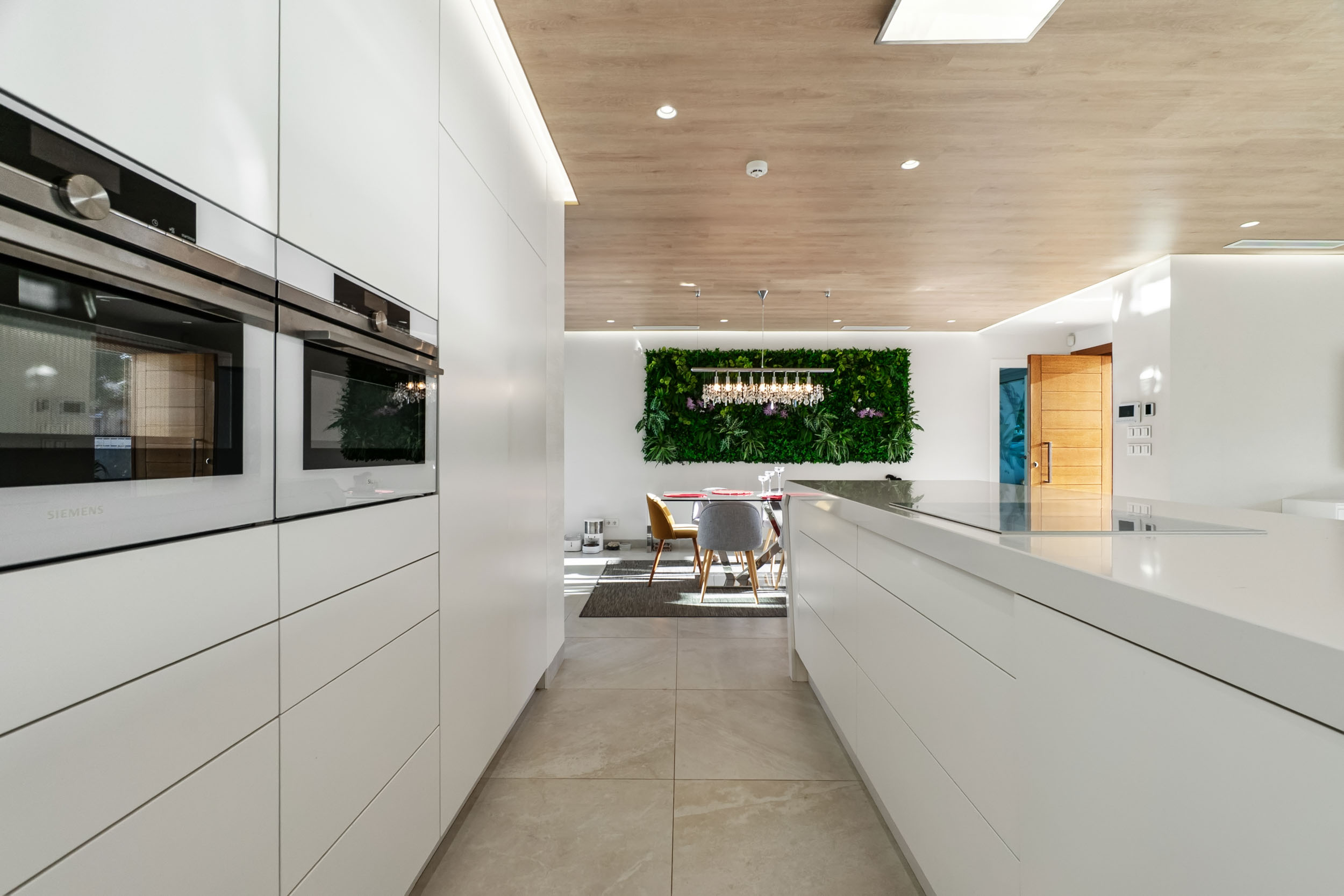 Bright kitchen real estate photo